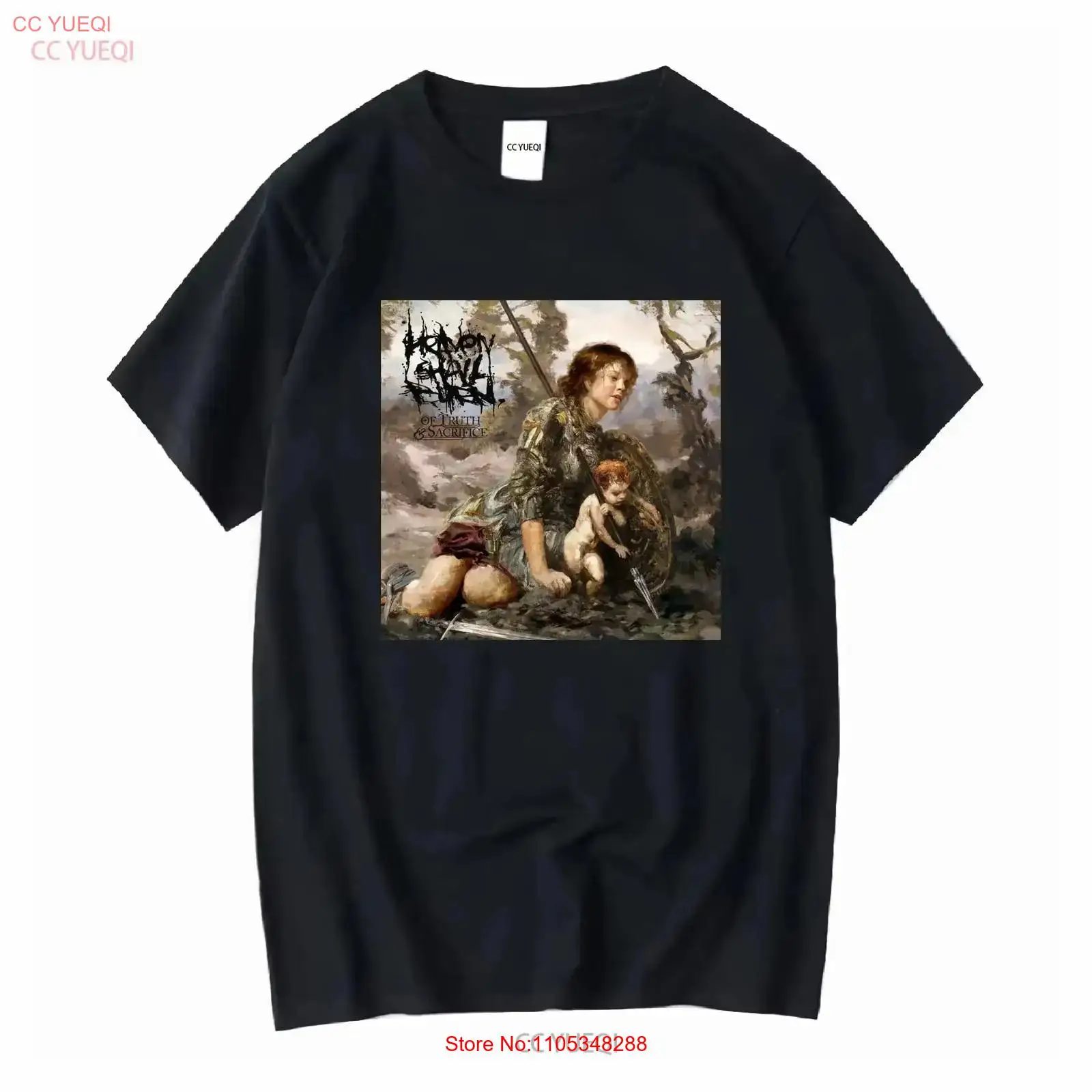 Mens Fashion Black Shirt - Heaven Shall Burn メンズ Tシャツ ファッション