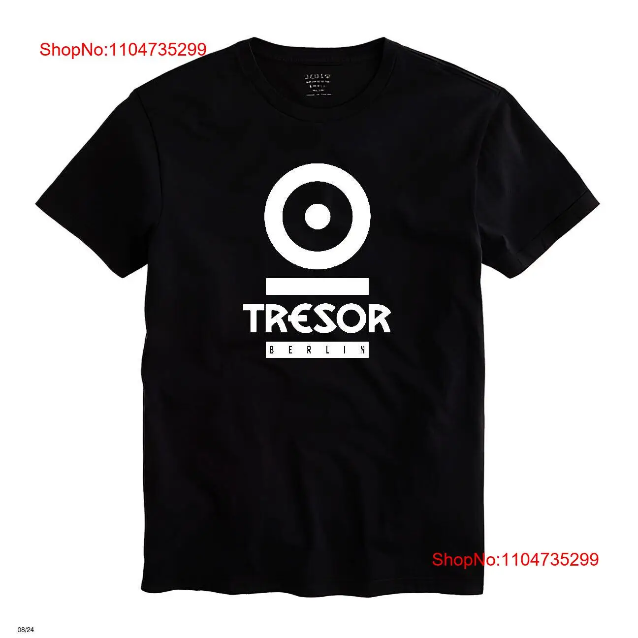 Mens Fashion Black Shirt - Tシャツ Tresor ベルリン男性黒サイズ S 5XL ヴィンテージ洗浄グラフィック通気性ファッションデザイナー服ストリート快適な