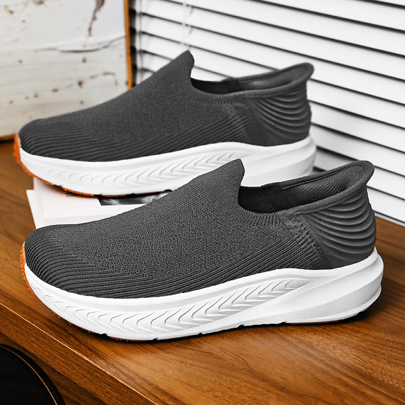 Men'S Fashion Running Shoes - ランニングメッシュシューズファッションカジュアルスニーカー屋外通気性アスレチックジム男性テニスシューズ軽量ザパティージャスデオンブレ