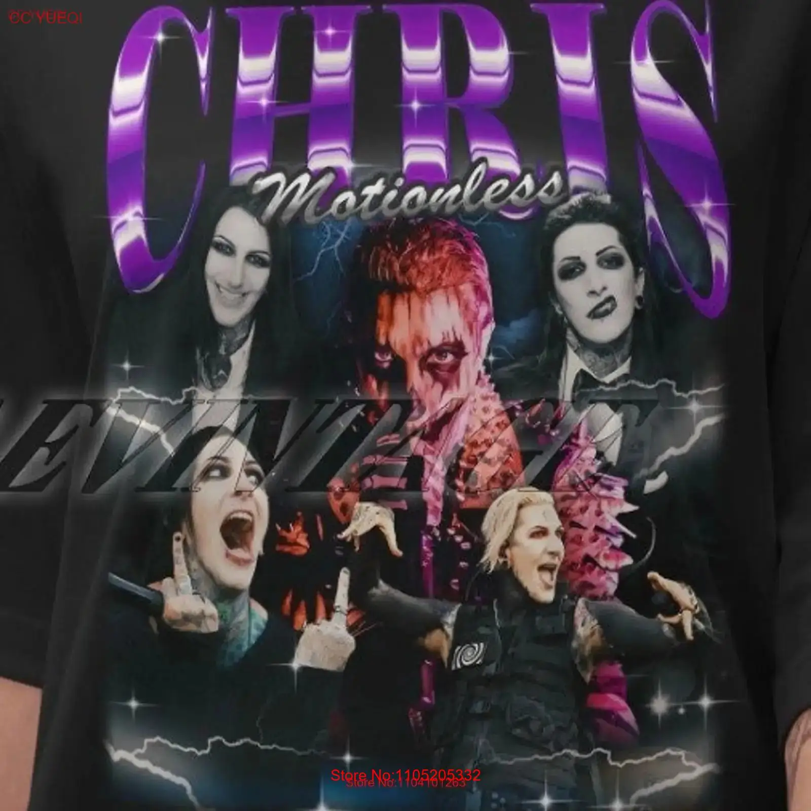 Mens Fashion In The 90S - 限定版 Chris Motionless ヴィンテージ T シャツ