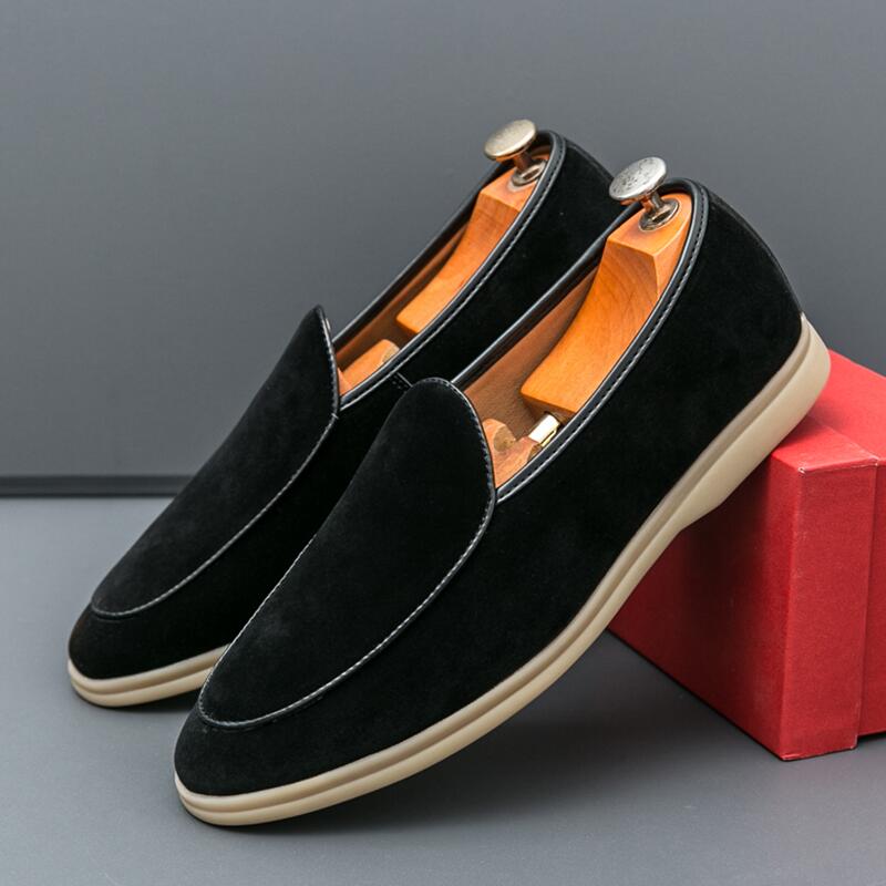 Men'S Fashion Luxury Brands - ファッション男性の高級ブランドローファーシューズ春英国スタイルスエードメンズカジュアルシューズ通気性快適スリッポン男性結婚式の靴