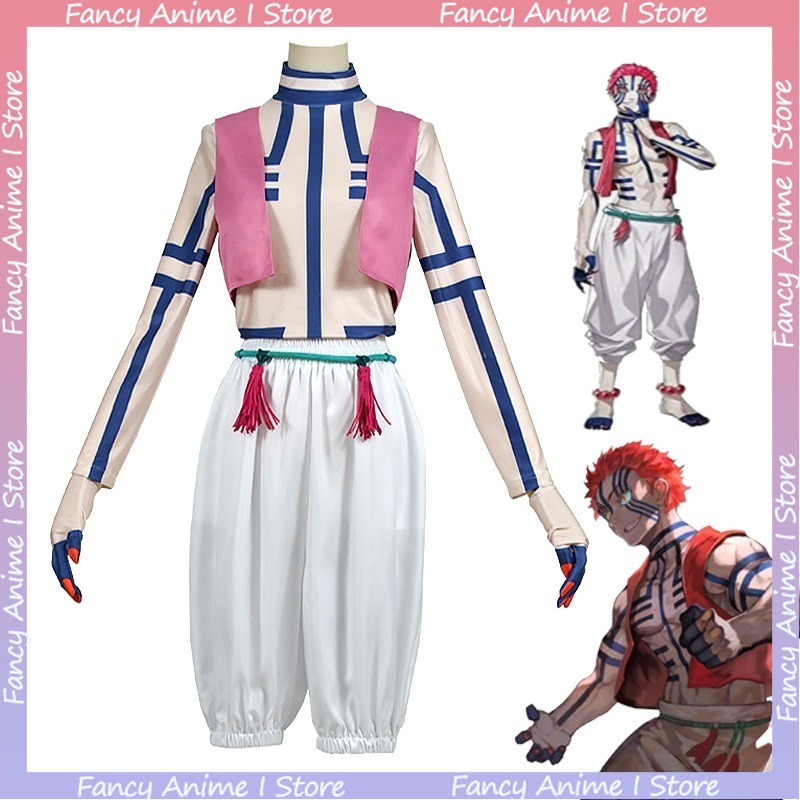 Mens Fashion Dress - アニメ Akaza コスプレ衣装ハンサムな大人のパーティープレイスーツファッションユニセックスコスプレ衣装フェスティバル女性男性ドレスアップ服
