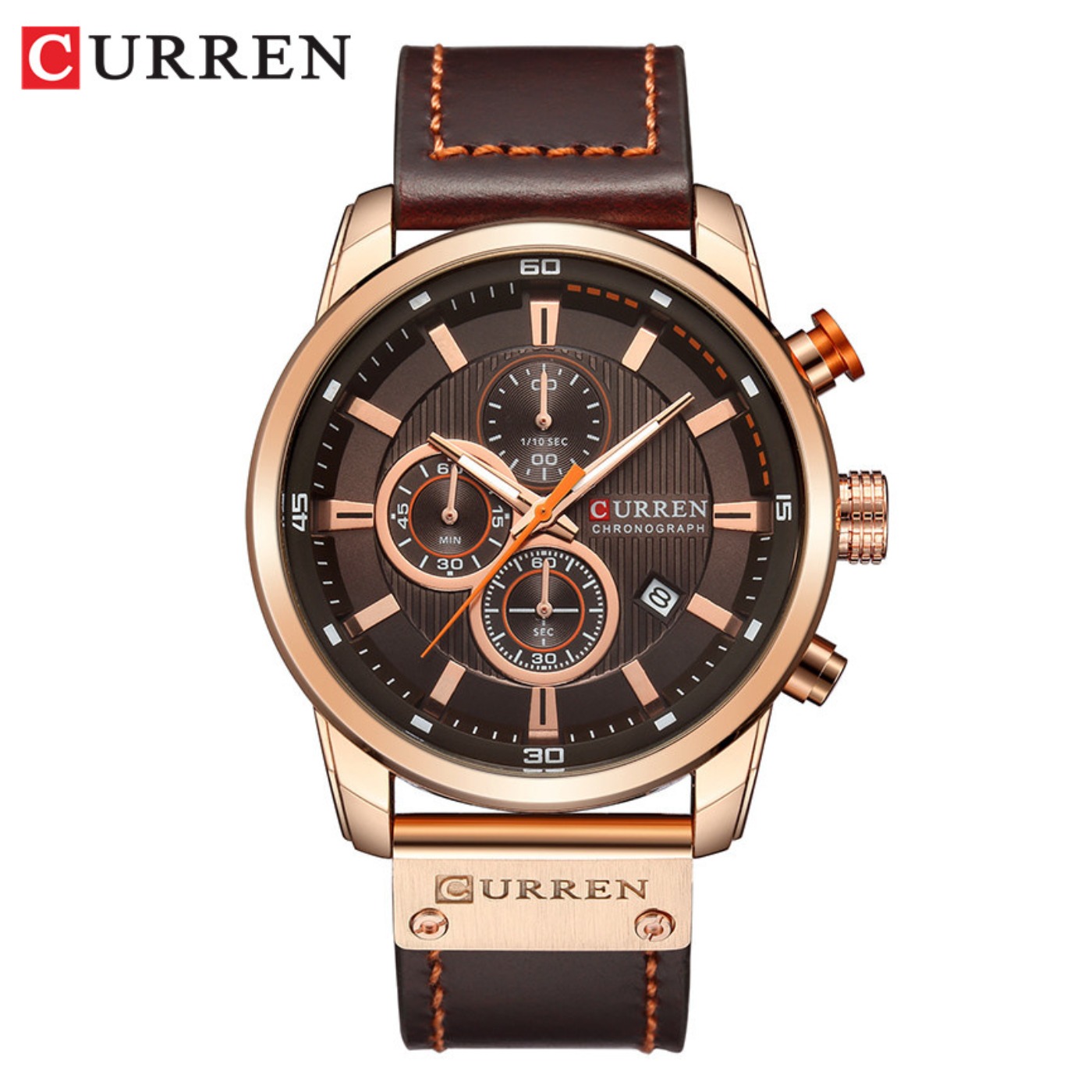 Men'S Fashion Luxury Brands - CURREN ファッション日付クォーツメンズ腕時計トップブランドの高級男性時計クロノグラフスポーツメンズ腕時計 Hodinky レロジオ Masculino