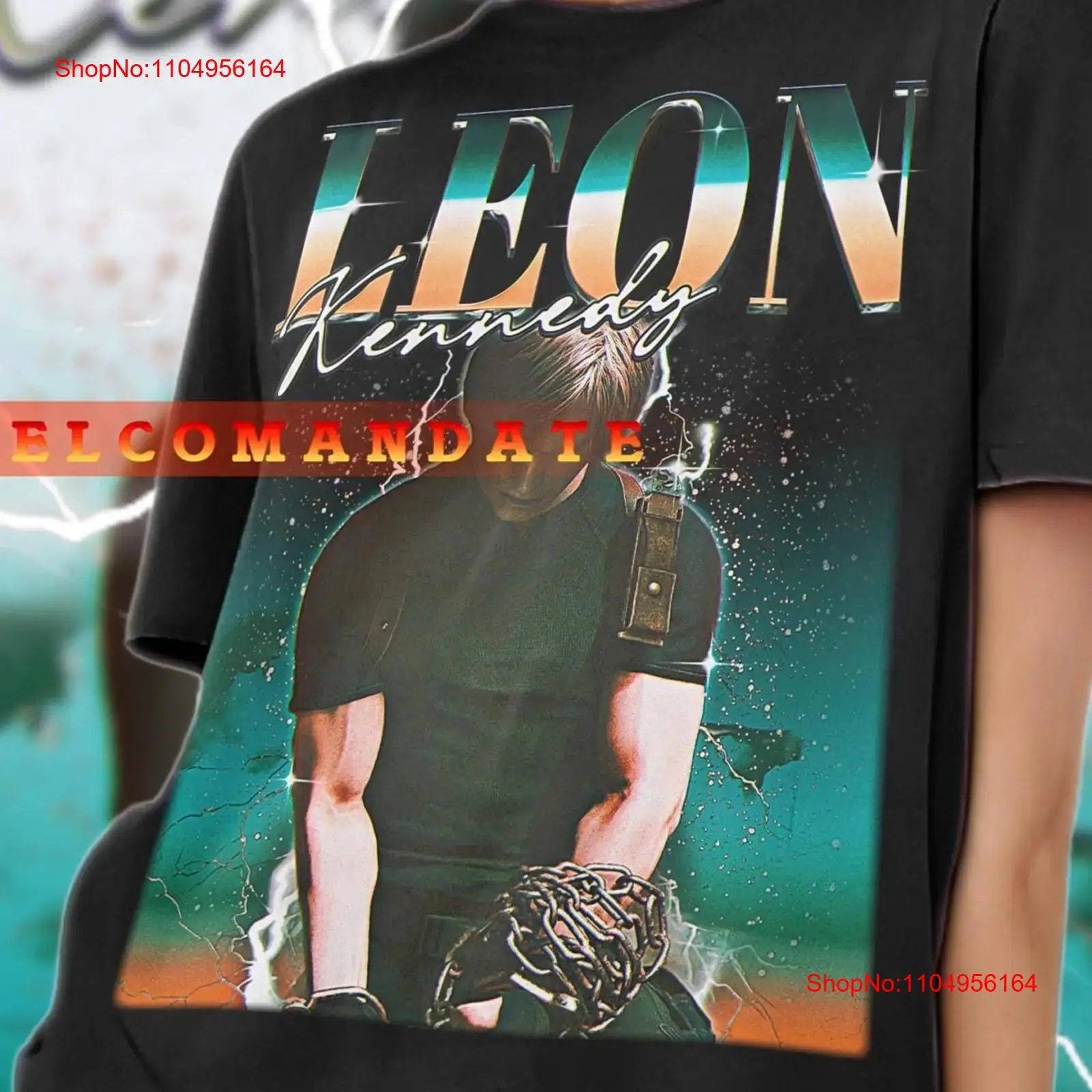 Mens Fashion In The 90S - レオンケネディ Tシャツヴィンテージレトロ 90 年代海賊版セーターヴィンテージ洗浄ストレッチ通気性ファッションデザイナーの服スタイリッシュ