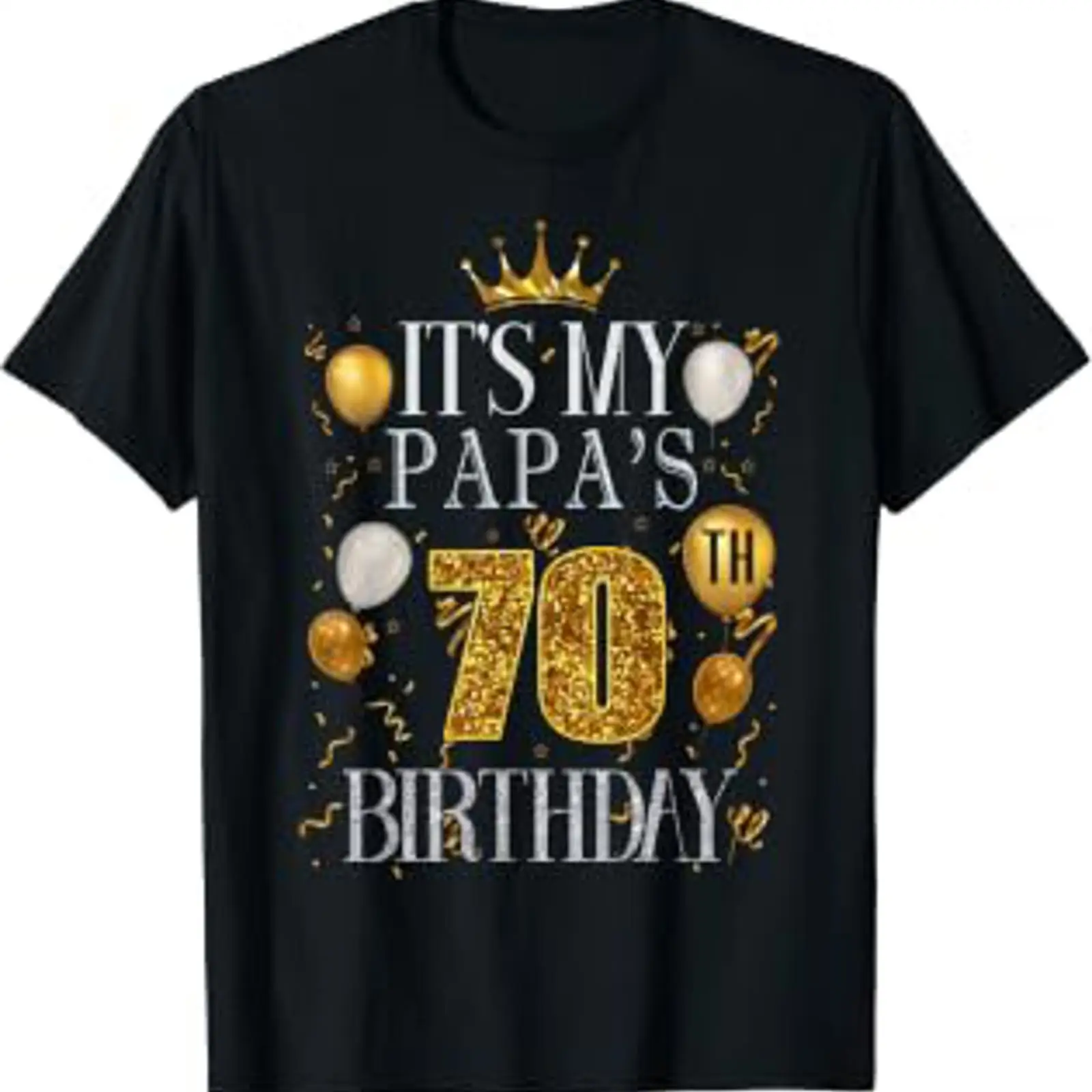Men'S Fashion For 70 Year Old - それは私の父の70歳の誕生日です。70歳のお祝いTシャツ、ヴィンテージウォッシュ加工、オムファッションデザイナー服、少し古びたようなもの。
