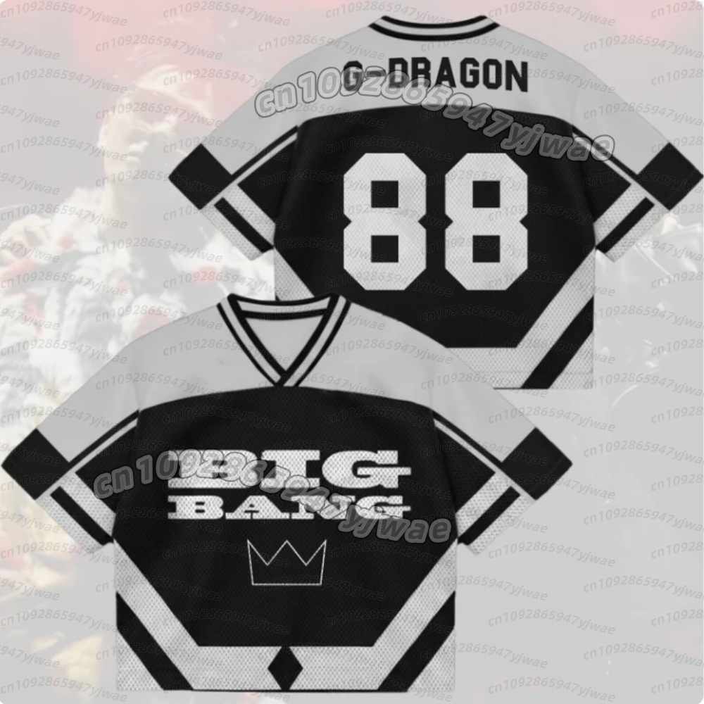 Men'S Fashion 2025 - 夏男性女性 BigBang 2026 ワールドツアーミックスメッシュジャージファンへのギフト半袖 TAEYANG G-DRAGON
