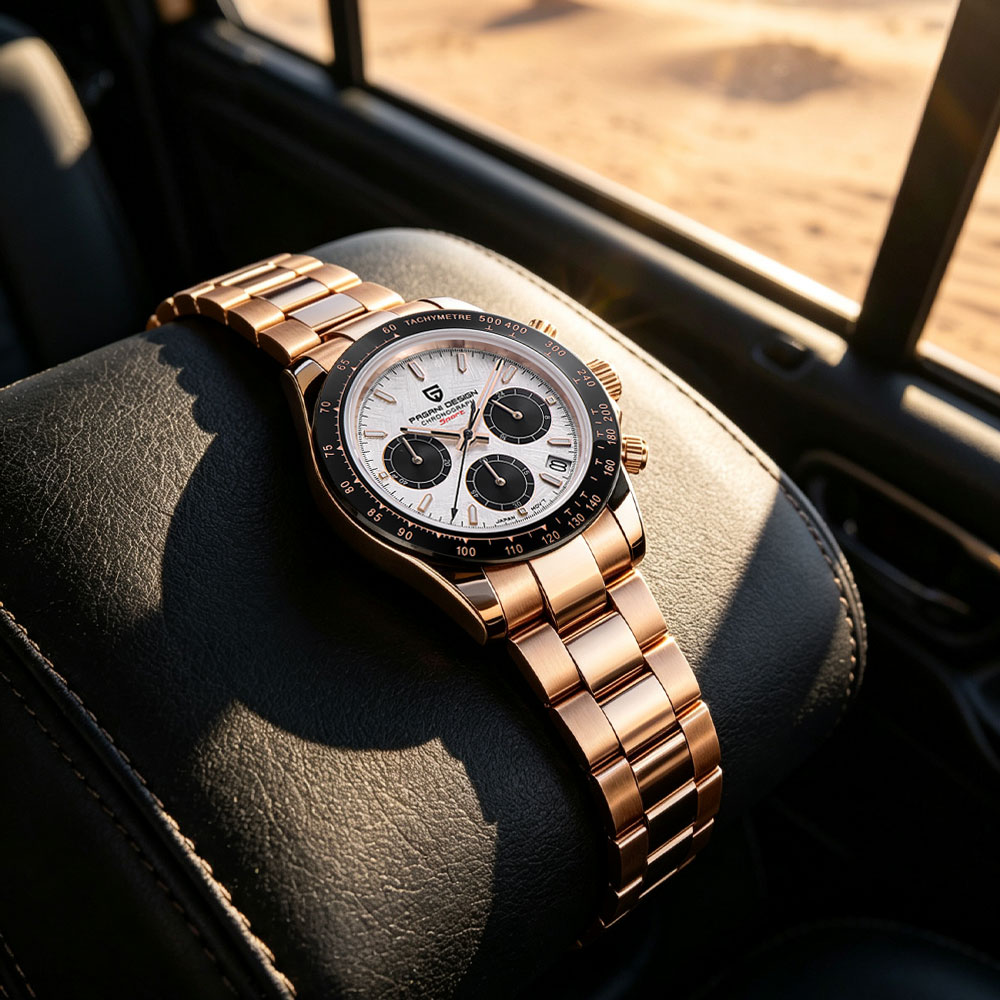 Men'S Fashion Luxury Brands - トップブランドパガーニデザイン高級メンズ腕時計多機能クロノグラフ VK63 クォーツ時計防水カレンダー発光ギフト時計