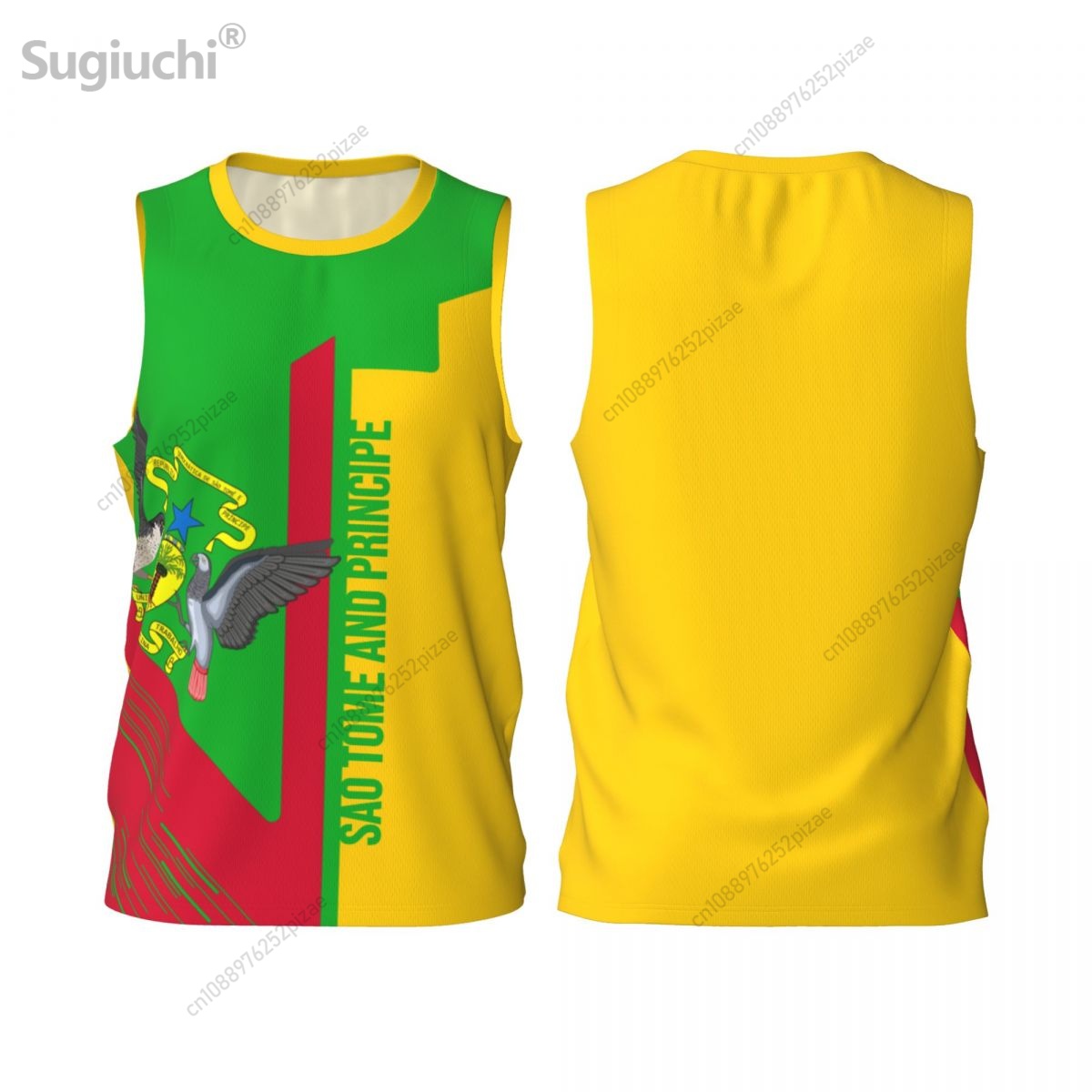 Men'S Fashion Names - カスタムネームナンバー サントメ・プリンシペ 3Dフラッグ スポーツTシャツ メンズ服 通気性