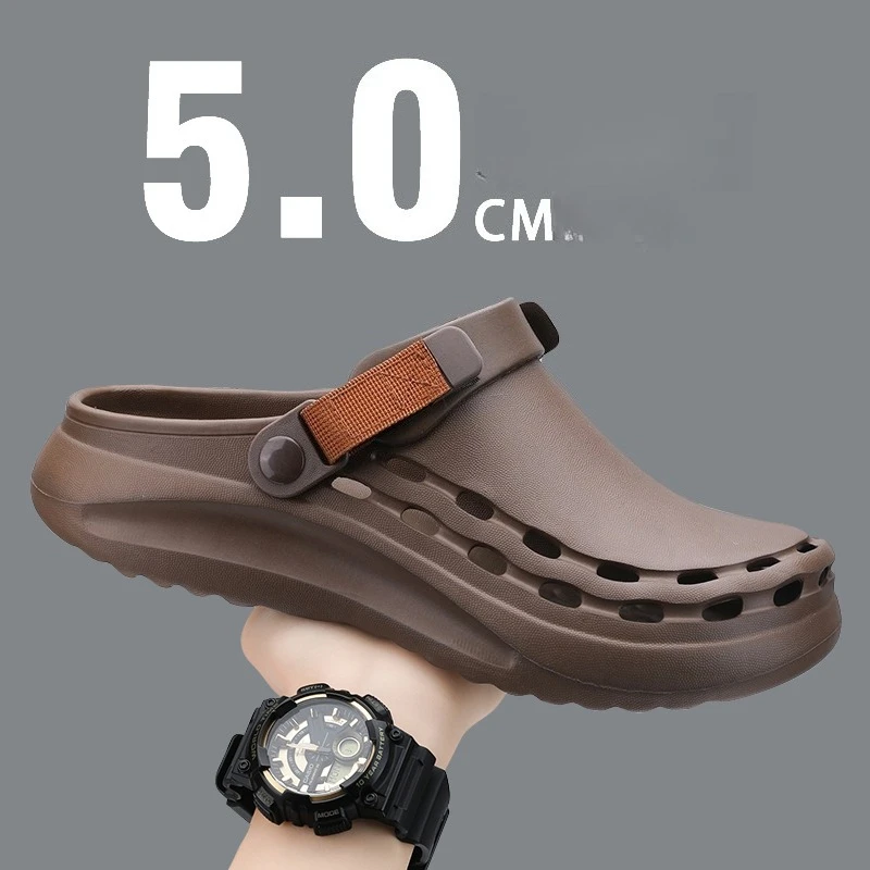 Men'S Fashion For 45 Years Old - 速乾性 EVA ソリッドカラーメンズサンダルファッショントレンディ軽量アウトドア旅行必需品ビーチシューズカジュアルメンズスリッパ