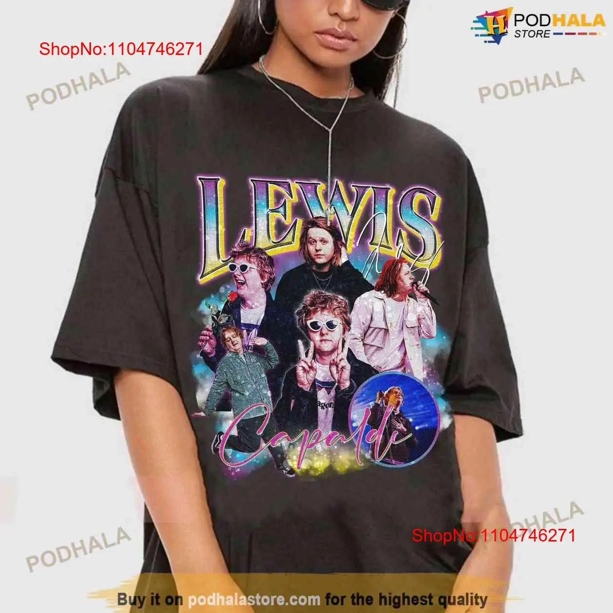 Mens Fashion In The 90S - ヴィンテージ 90 年代レトロ ルイス カパルディ T