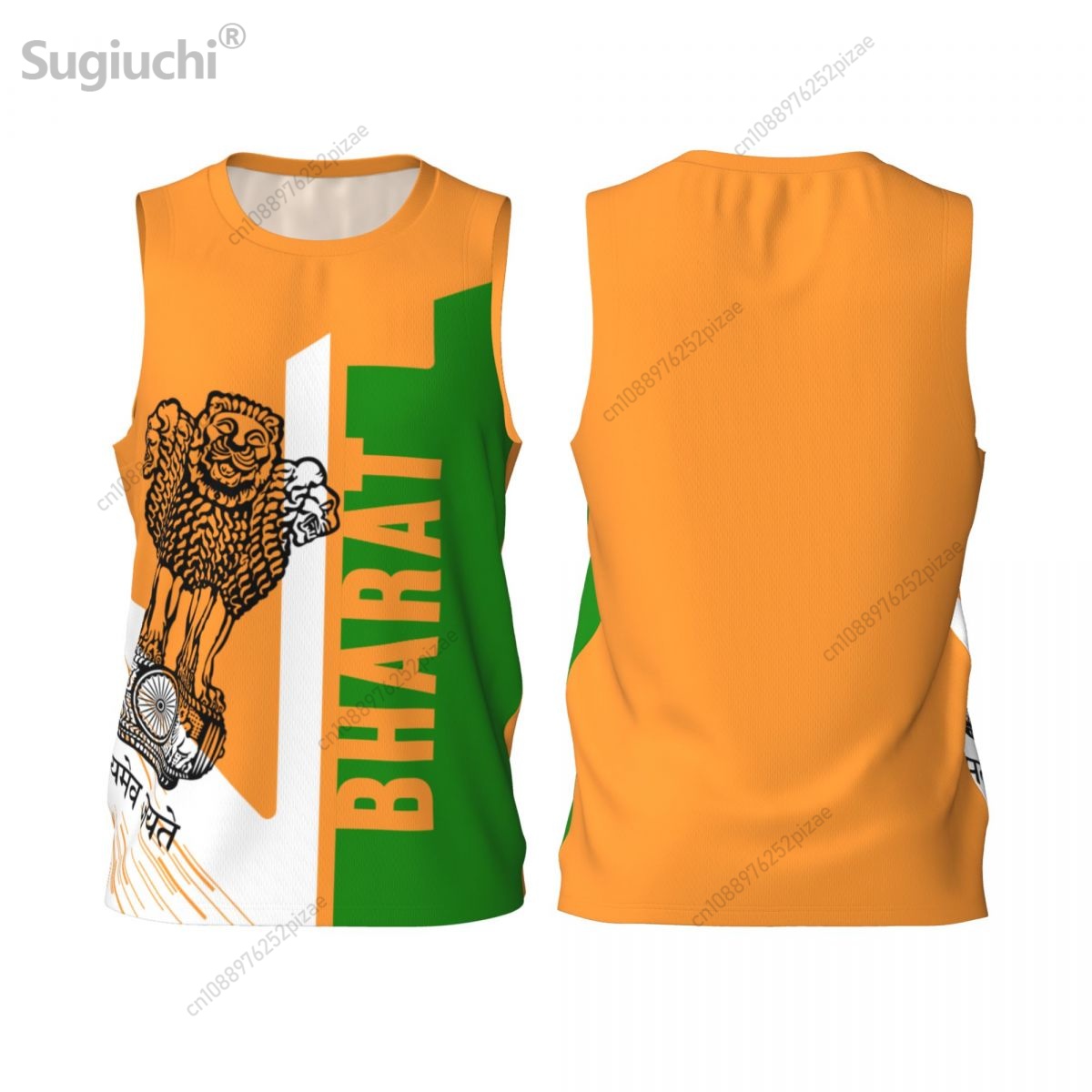 Men'S Fashion Names - カスタムネームナンバー インド バラート 3Dフラッグ スポーツTシャツ メンズ服