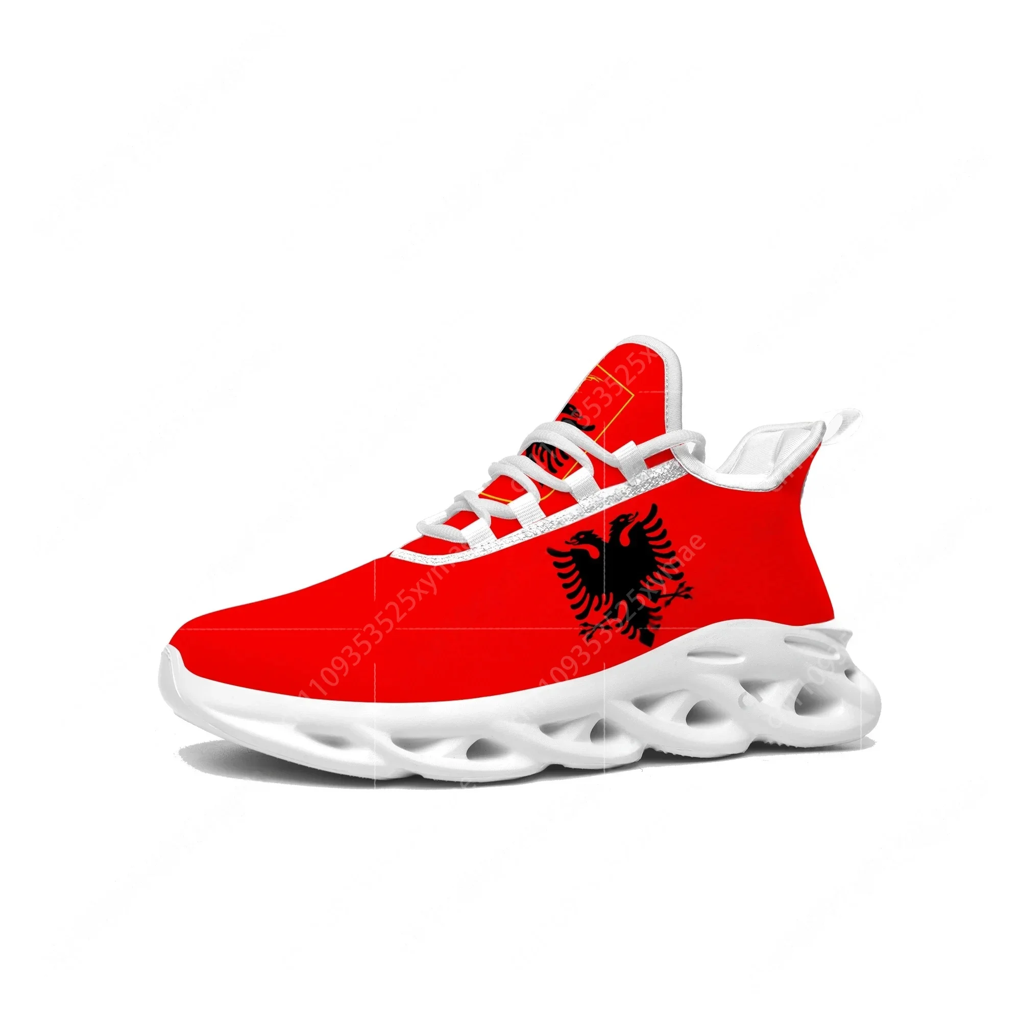 アルバニア国旗柄フラットスニーカー メンズ レディース アル - Men'S Fashion Running Shoes のレビューと価格