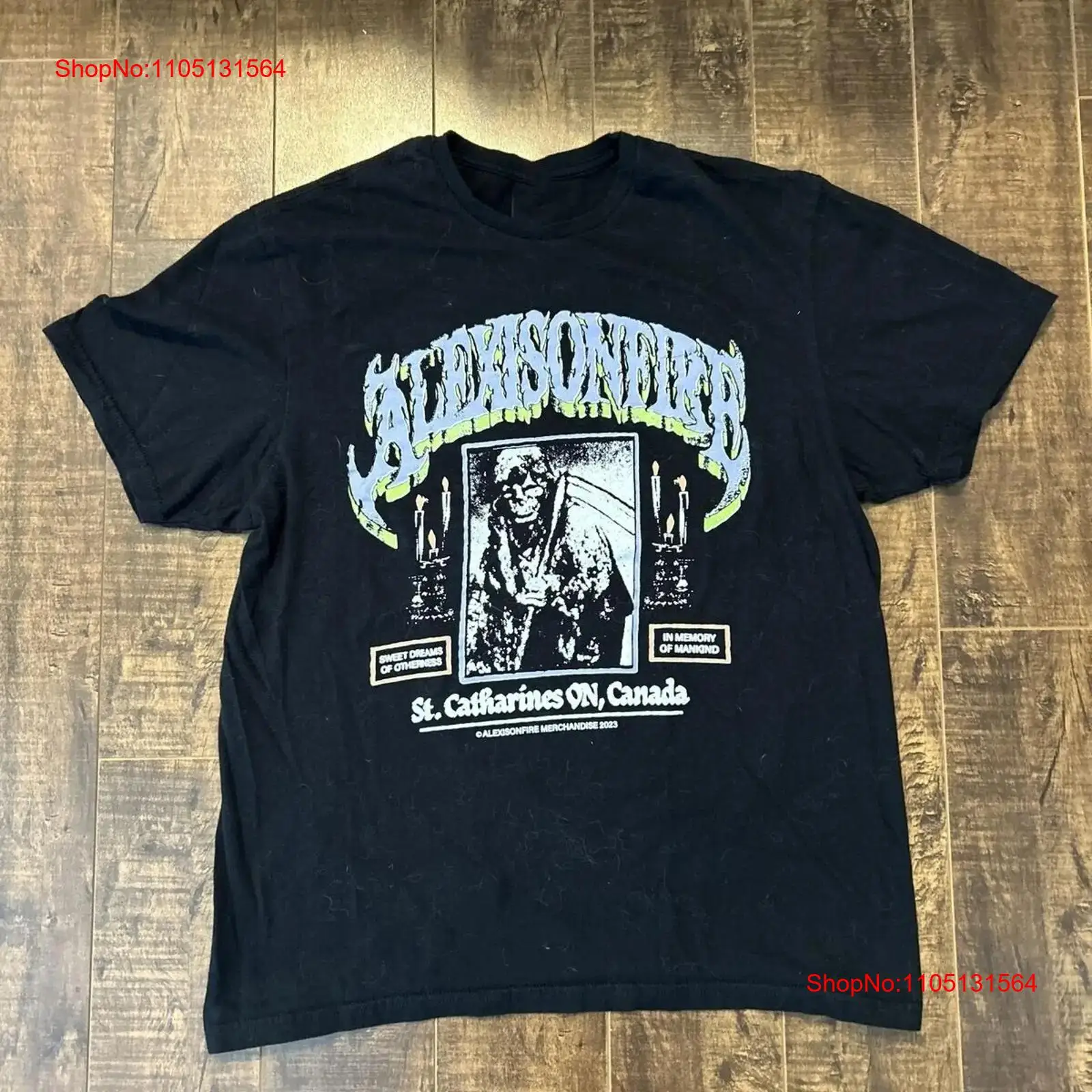 2023 コンサート アレクシソンファイア バンド T シャ - Mens Fashion Black Shirt のレビューと価格