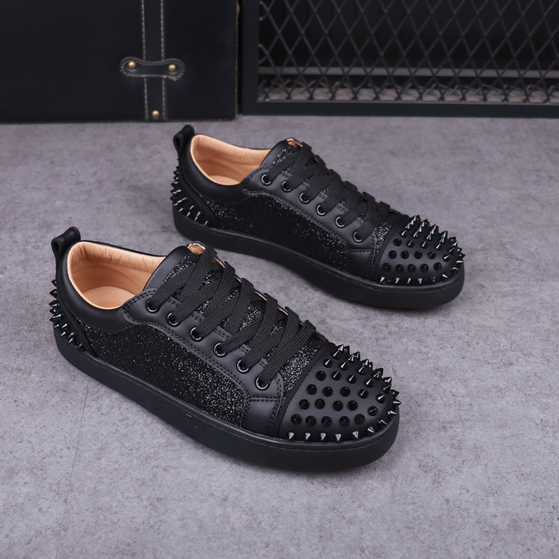 メンズファッションパンクヒップホップドレスリベット靴レースア - Mens Fashion Dress のレビューと価格