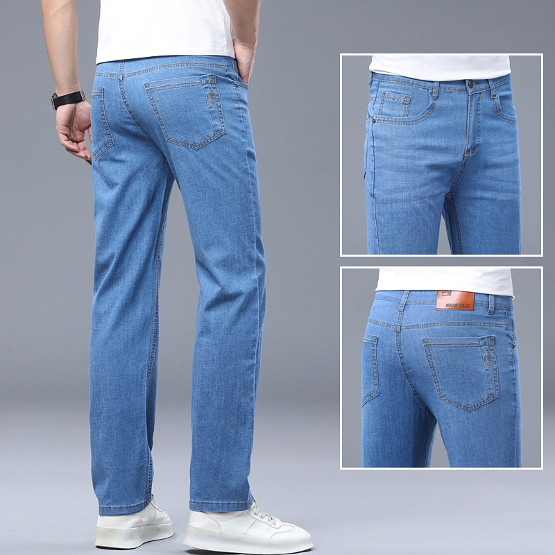 ビジネスメンズジーンズカジュアルストレートストレッチワークウ - Men'S Fashion For 70 Year Old のレビューと価格