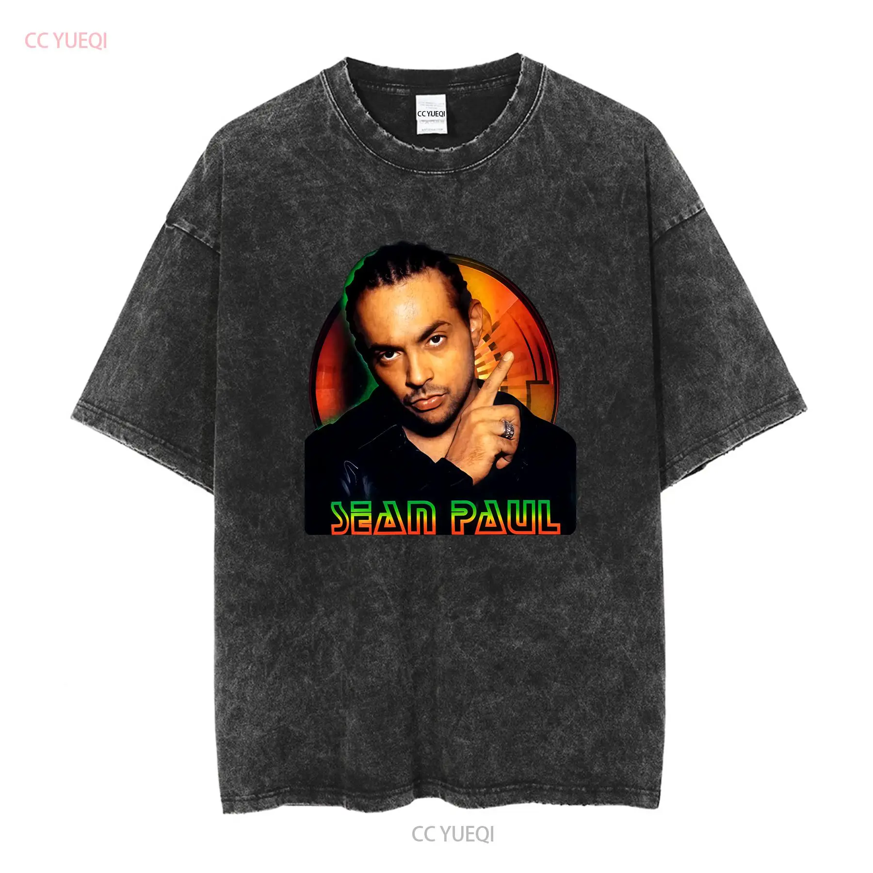 ラッパー ショーン・ポール 黒Tシャツ 半袖 全サイズ S～ - Mens Fashion Black Shirt のレビューと価格