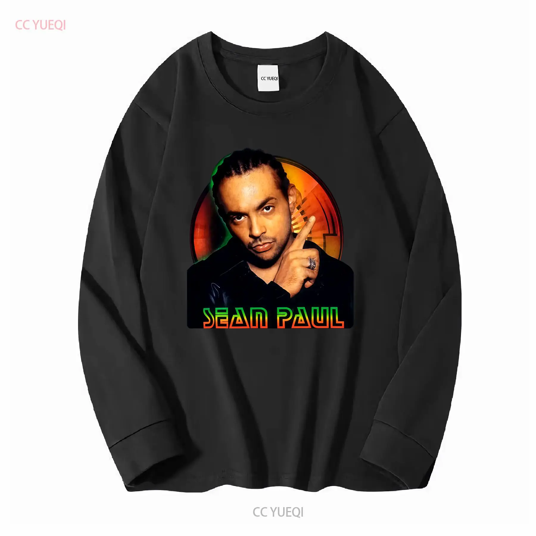 ラッパー ショーン・ポール 黒Tシャツ 半袖 全サイズ S～ - Mens Fashion Black Shirt のレビューと価格