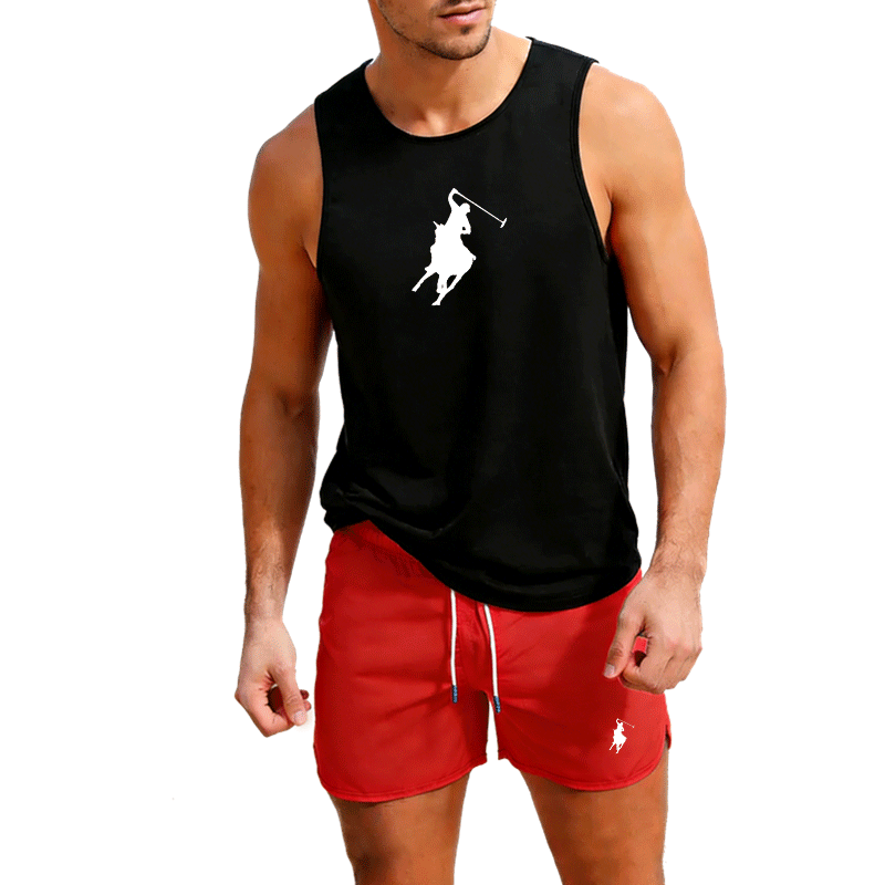 ヨーロッパメンズサマーベスト＆ショーツセット 2ピース アウ - Men'S Fashion For Summer のレビューと価格