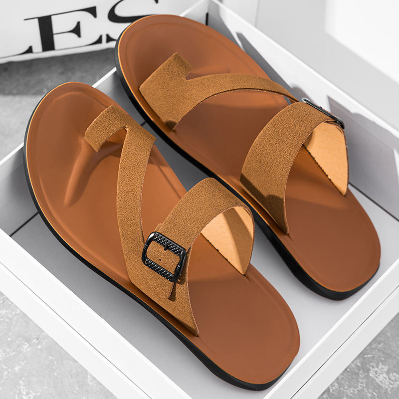 2026年新作 夏用 手作り革製スリッパ トレンドファッショ - Men'S Fashion For 45 Years Old のレビューと価格