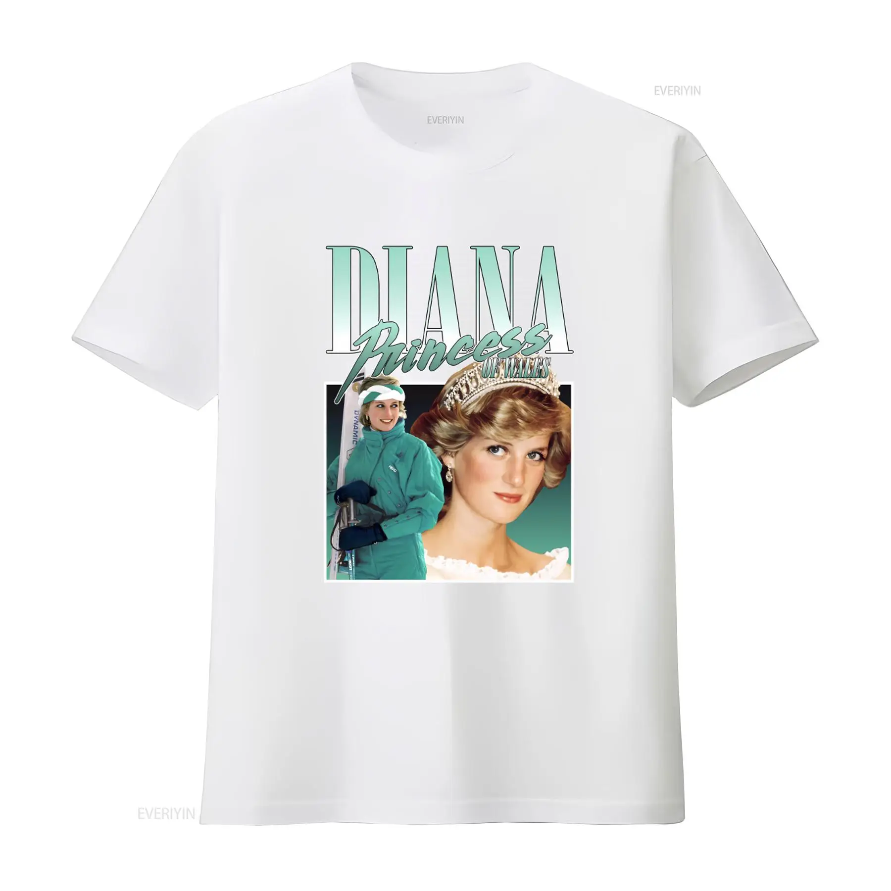ダイアナ妃ウェールズ王妃 90年代ヴィンテージスタイル Tシ - Mens Fashion In The 90S のレビューと価格