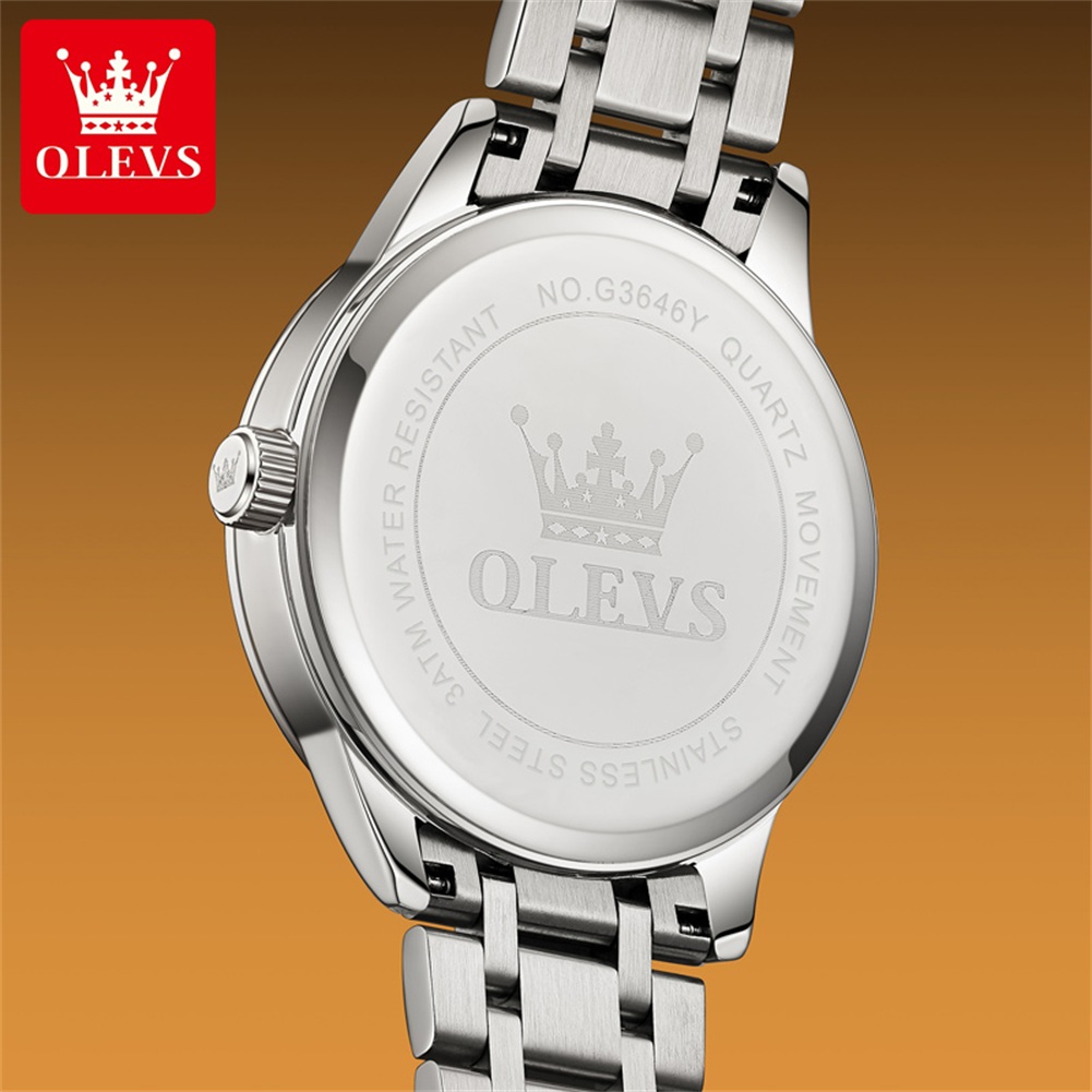OLEVS ムーンフェイズメンズ腕時計カレンダー 30 メー - Men'S Fashion Luxury Brands のレビューと価格