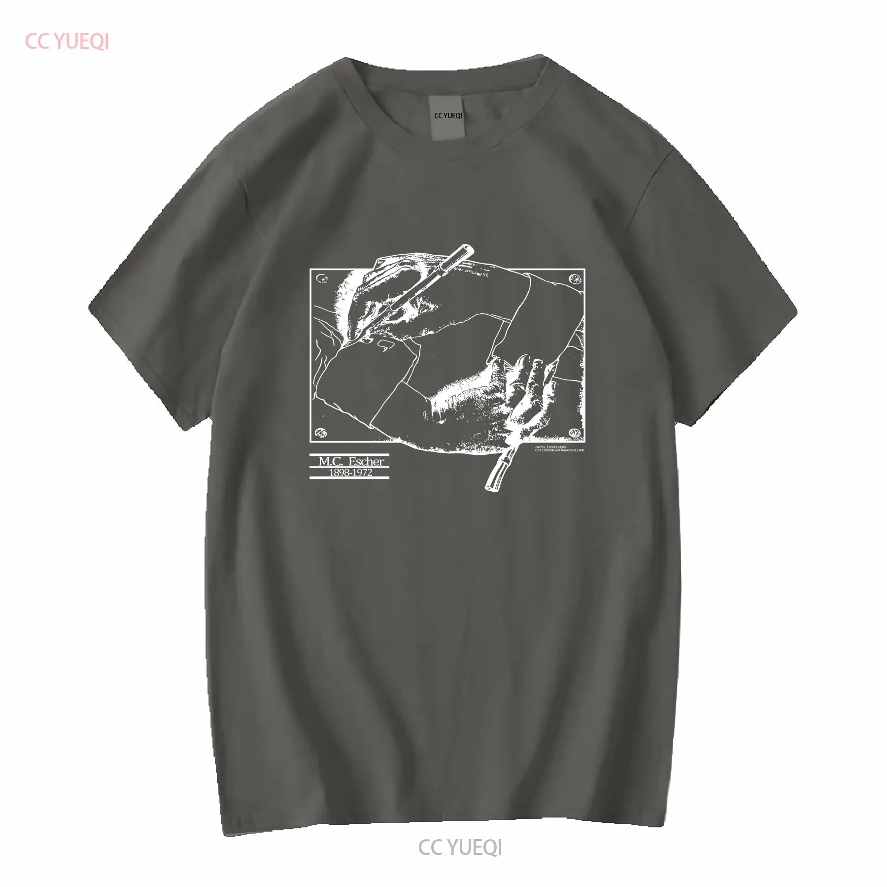ヴィンテージ 1990 MC エッシャー T シャツメンズ  - Mens Fashion Black Shirt のレビューと価格