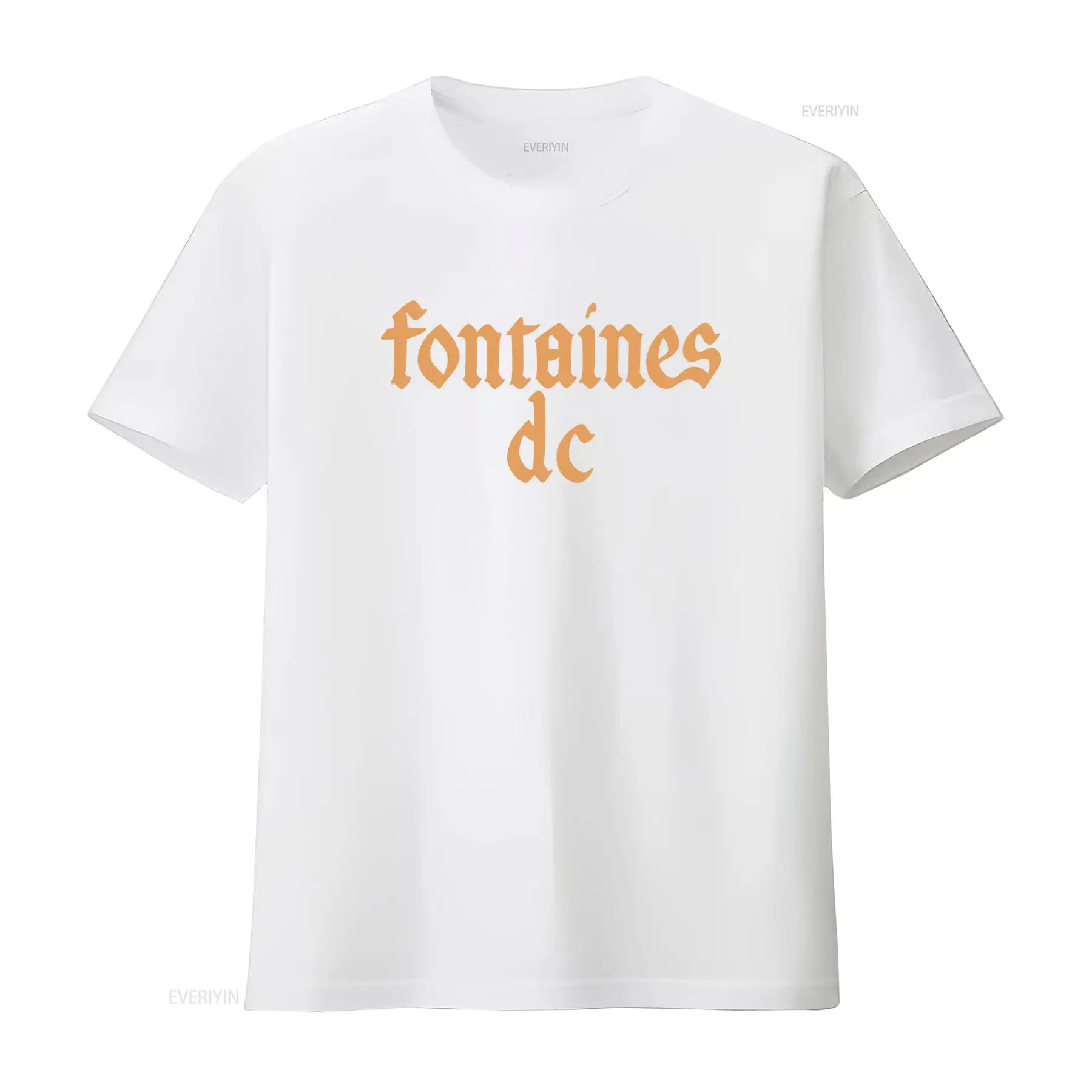 フォンテーヌ D C 'ゴシック ロゴ' ブラック T シャ - Mens Fashion Black Shirt のレビューと価格