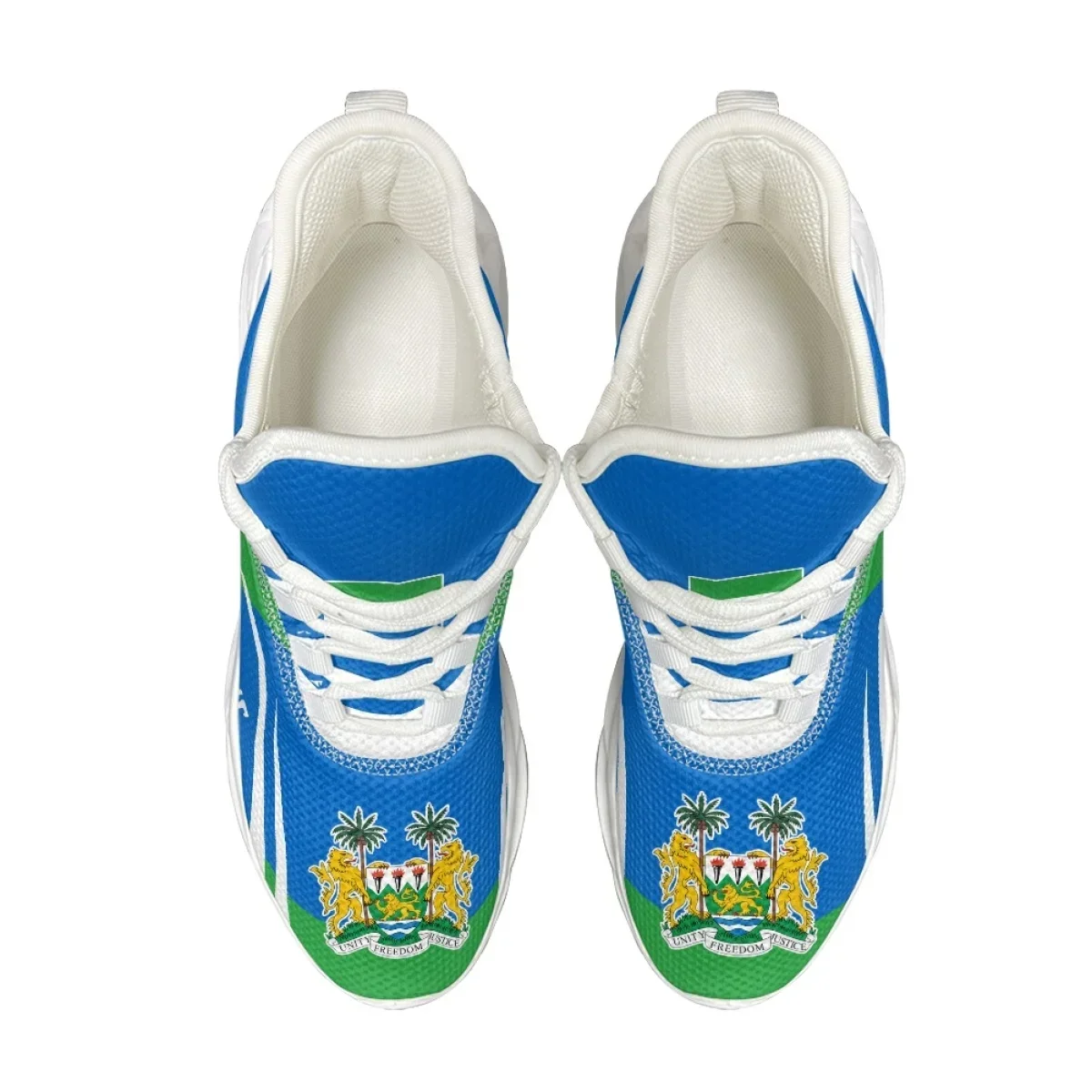 デザイナースニーカー メンズ シエラレオネ国旗プリント カジ - Men'S Fashion Running Shoes のレビューと価格