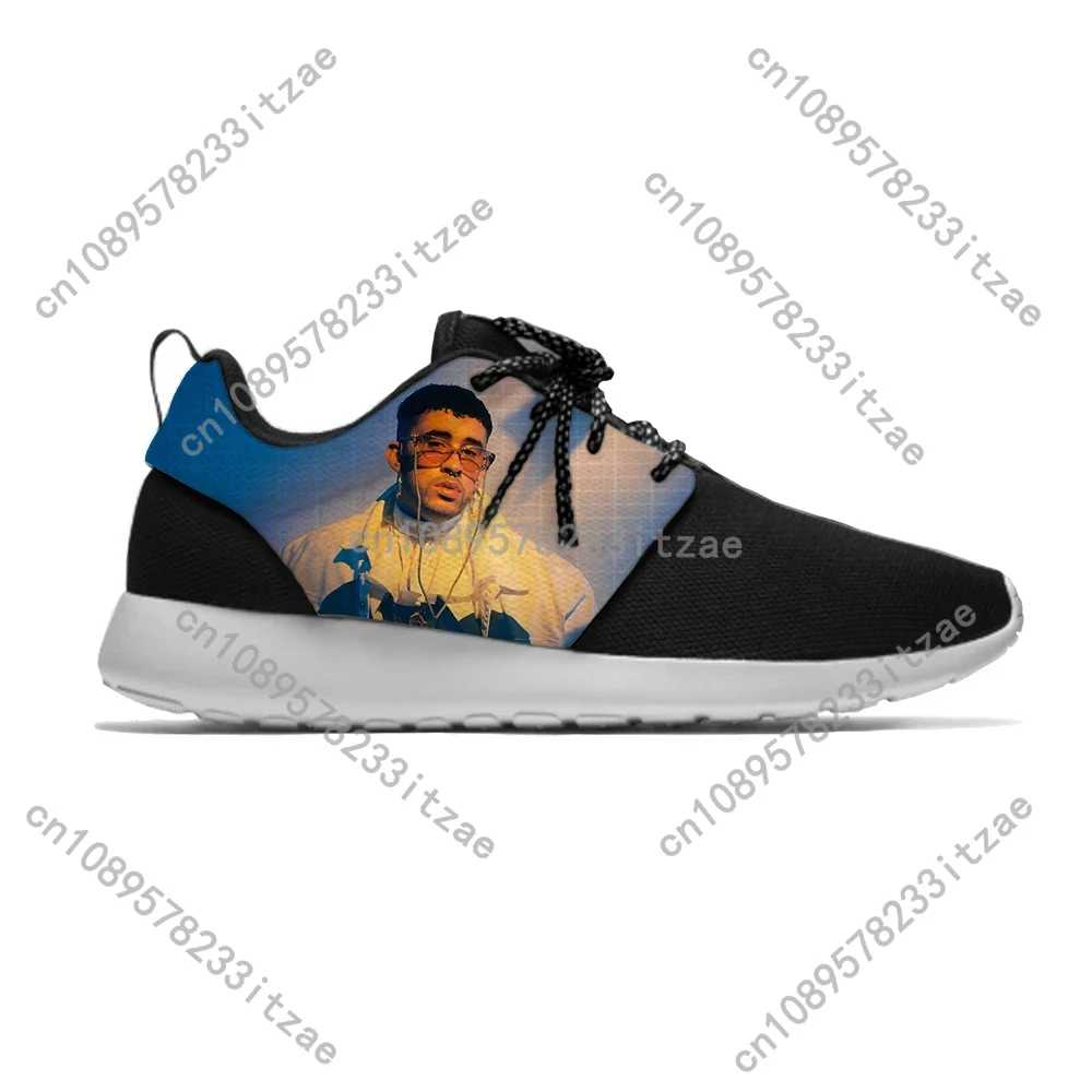 バッドバニーヒップホップラッパーラップ音楽面白いファッション - Men'S Fashion Running Shoes のレビューと価格