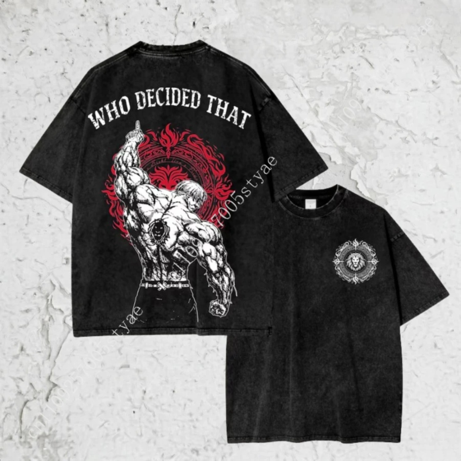 ヴィンテージウォッシュドシャツ、エスカノールシャツ七つの大罪 - Graphic Tee Oversized のレビューと価格