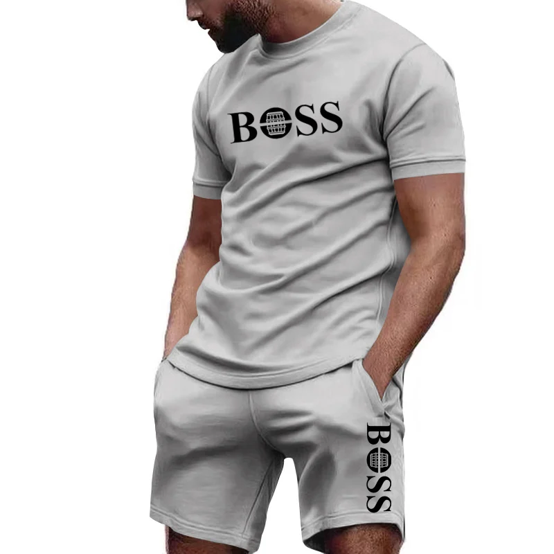 2026夏メンズツーピースメッシュトラックスーツ、半袖Tシャ - Men'S Fashion 2025 のレビューと価格
