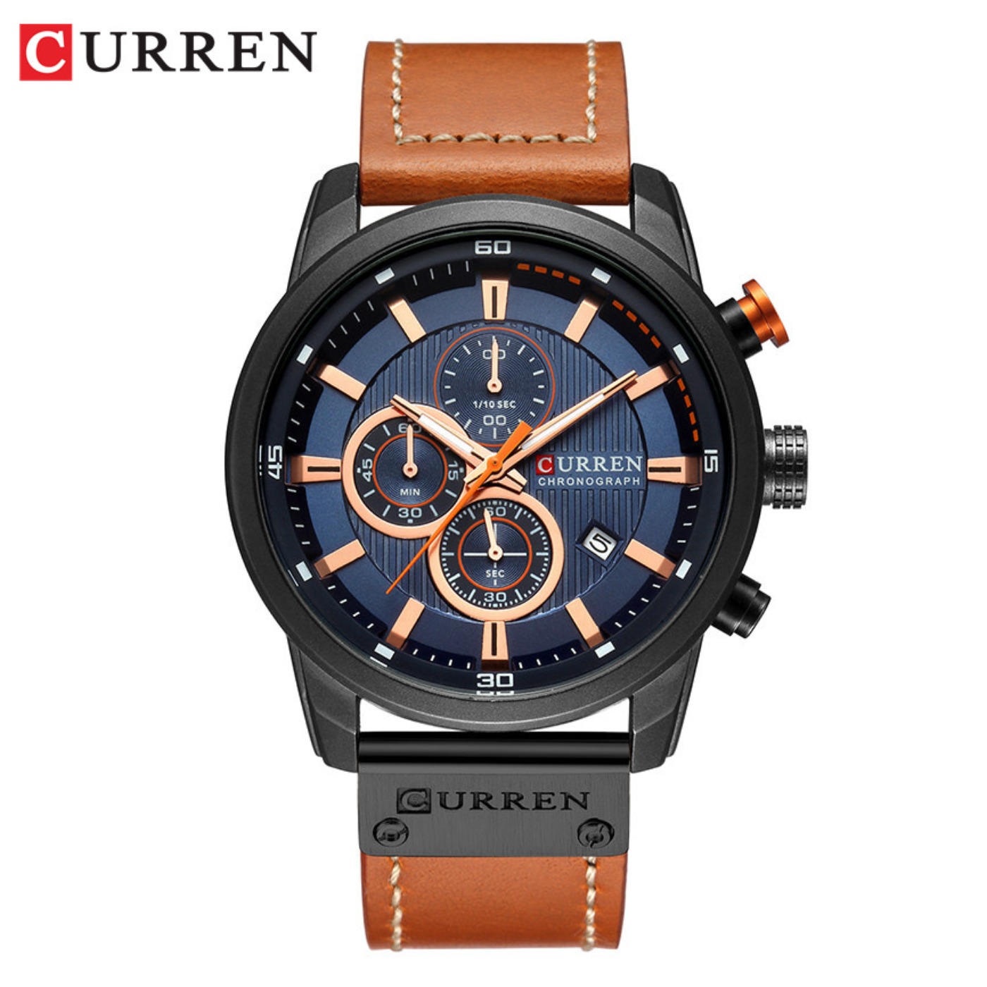 CURREN ファッション日付クォーツメンズ腕時計トップブラ - Men'S Fashion Luxury Brands のレビューと価格