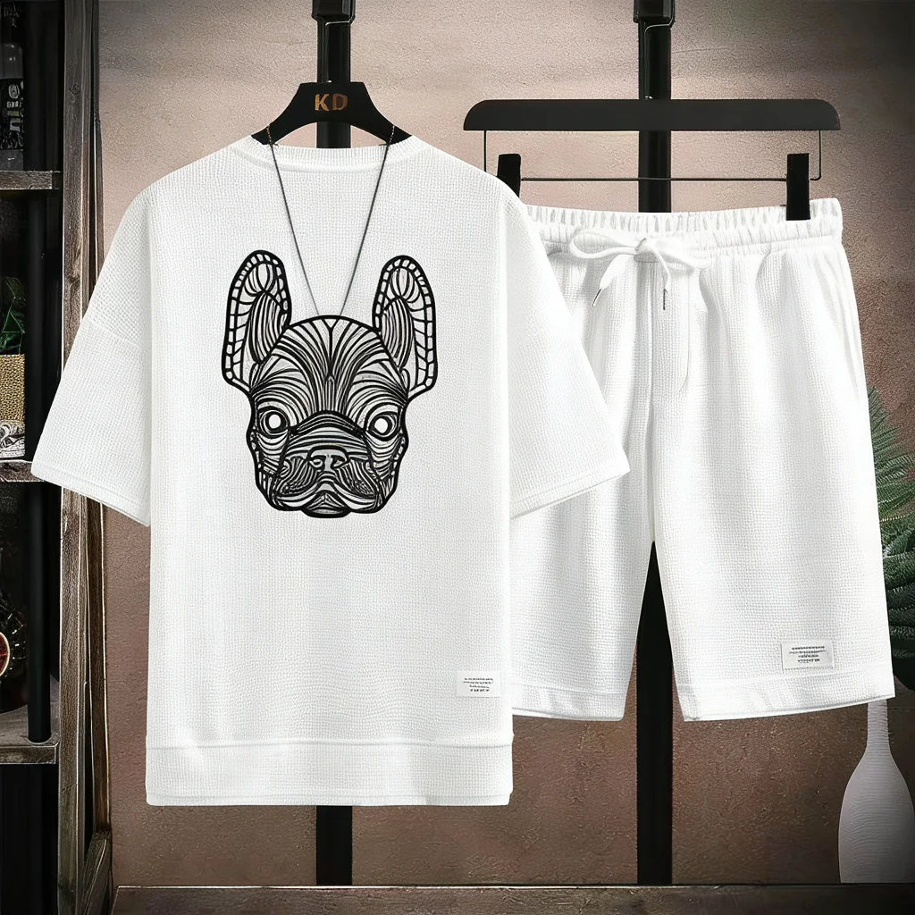 夏のメンズ速乾カジュアル半袖Tシャツとショートパンツセットシ - Men'S Fashion And Style のレビューと価格