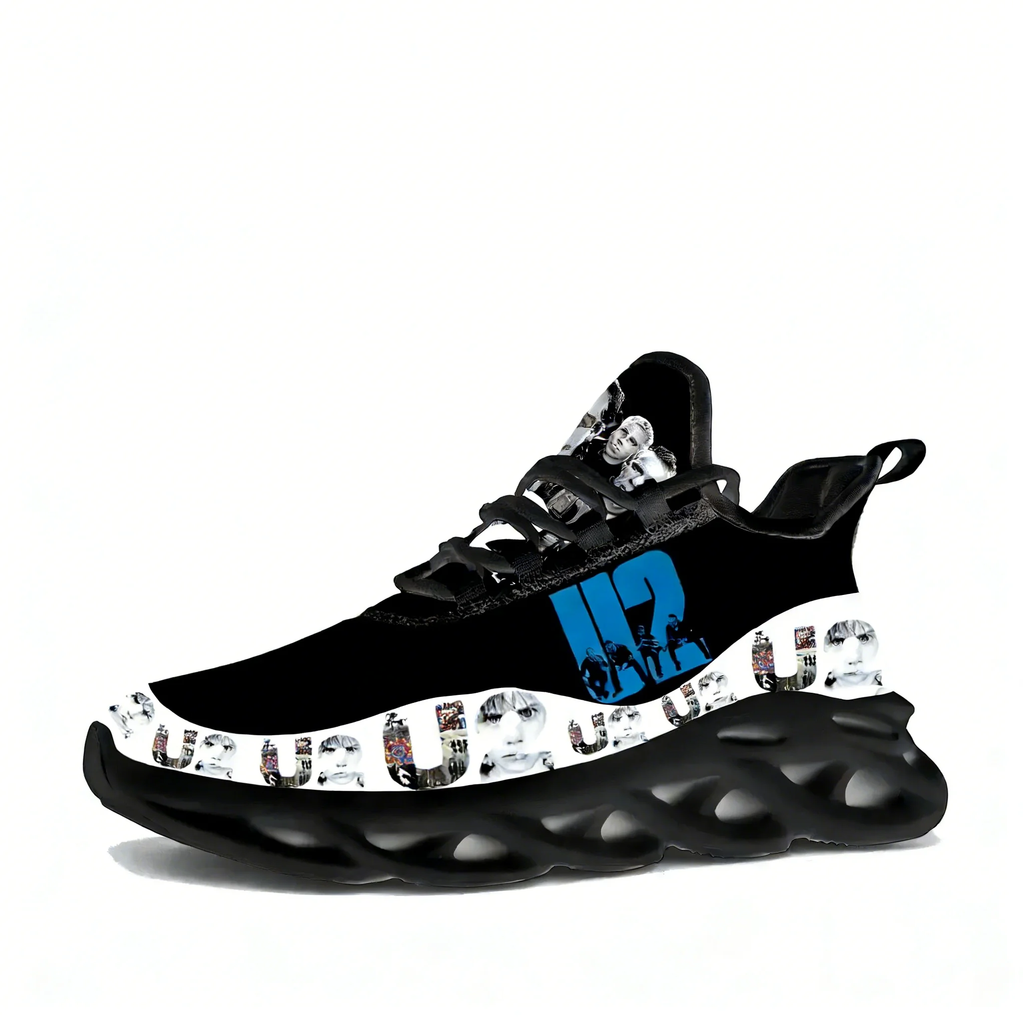 U2 ロックバンドフラットスニーカーメンズレディースファッシ - Men'S Fashion Running Shoes のレビューと価格