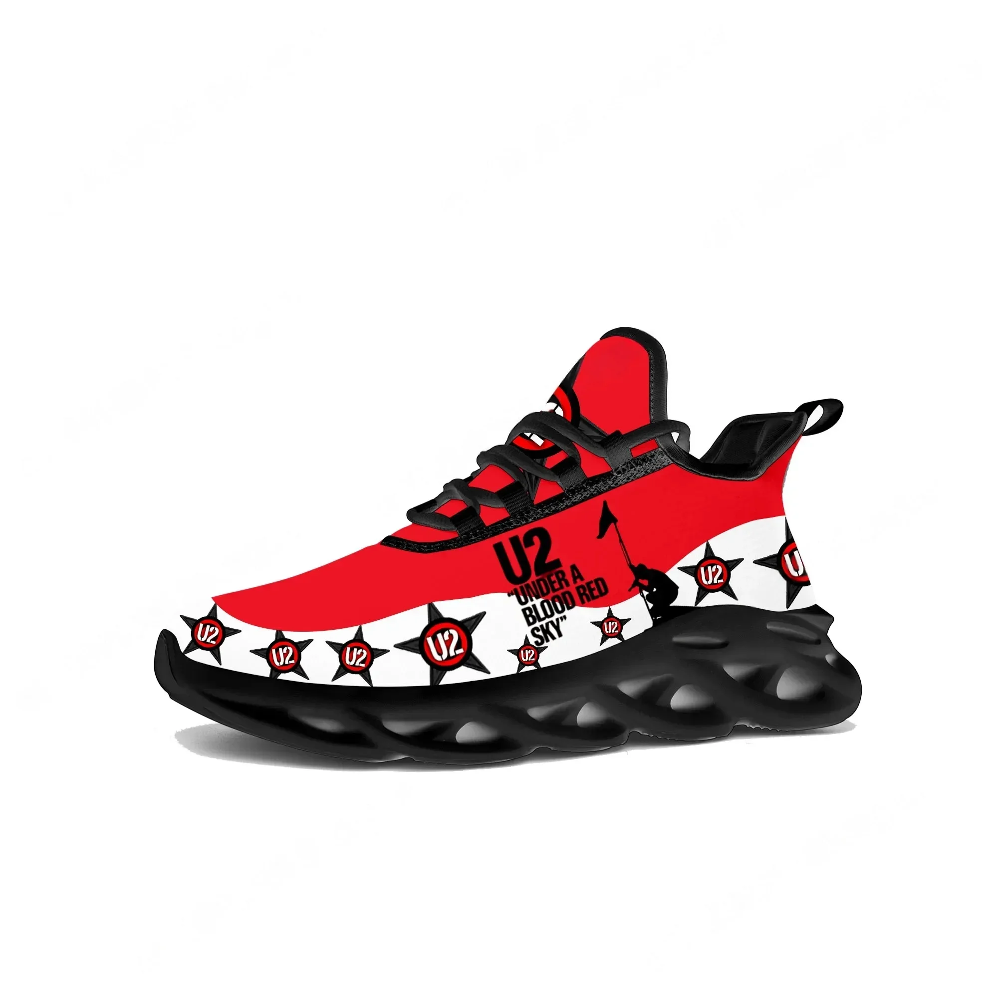 U2 ロックバンドフラットスニーカーメンズレディースファッシ - Men'S Fashion Running Shoes のレビューと価格
