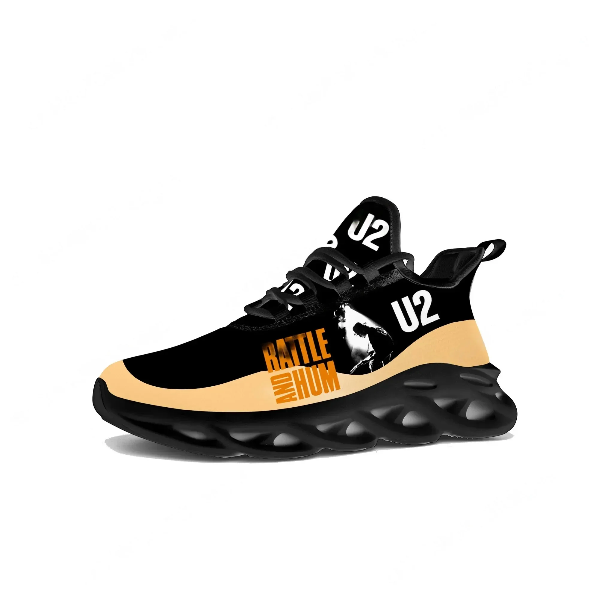 U2 ロックバンドフラットスニーカーメンズレディースファッシ - Men'S Fashion Running Shoes のレビューと価格