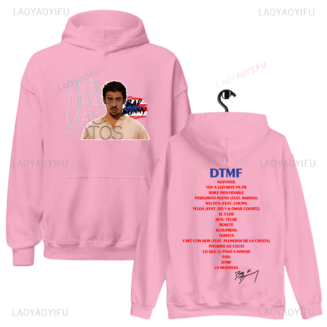 Bad Bunny アルバム DTMF プリントプルオーバー - Men'S Fashion For 70 Year Old のレビューと価格