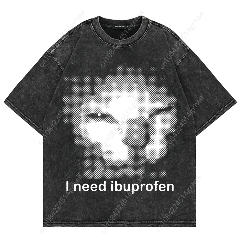 100% コットンヴィンテージウォッシュ Y2k 面白い猫ミ - Graphic Tee Oversized のレビューと価格