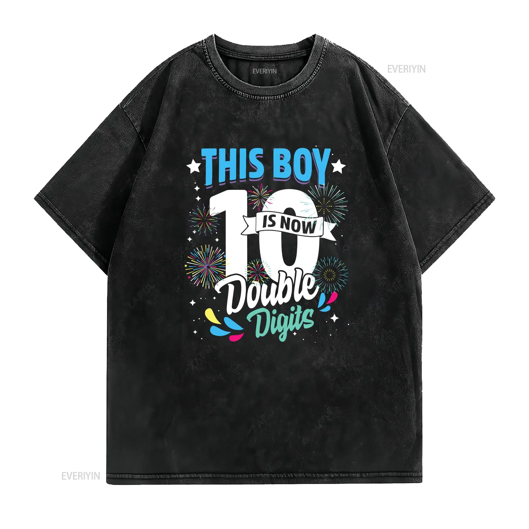 男の子の誕生日 10 歳 この男の子は今二桁の数字です T  - Men'S Fashion Now のレビューと価格