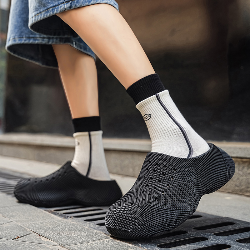 2026年新作夏ファッションカップル向け厚底穴あきシューズス - Men'S Fashion For 45 Years Old のレビューと価格