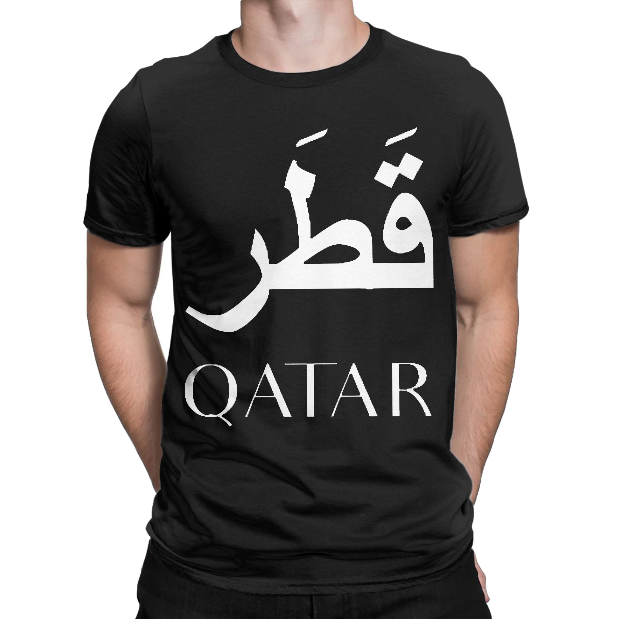 男のTシャツカタールアラビア書道ミニマルラインアートタイポグ - Men'S Fashion Qatar のレビューと価格
