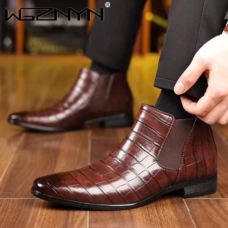 高級サイズ 39 〜 48 男性チェルシーブーツブランドレト - Men'S Fashion Luxury Brands のレビューと価格