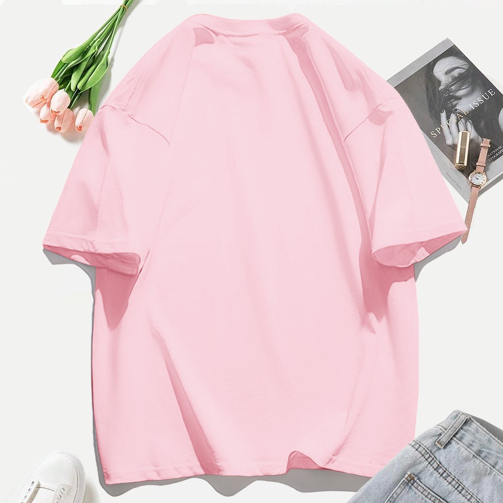 カスタムコットンTシャツ レディース 夏 半袖トップス DI - Graphic Tee Oversized のレビューと価格