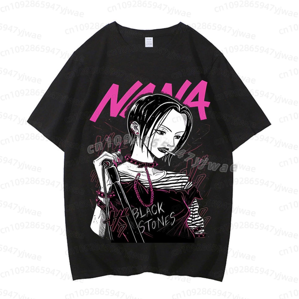 2026 女性夏ブラックストーンナナ大崎プリントファッション - Mens Fashion Black Shirt のレビューと価格