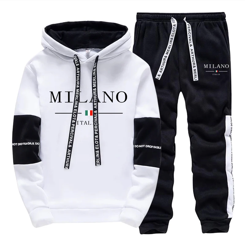 メンズセット/パーカー/パンツ イタリア風トレンドパーカース - Men'S Fashion For 2026 のレビューと価格