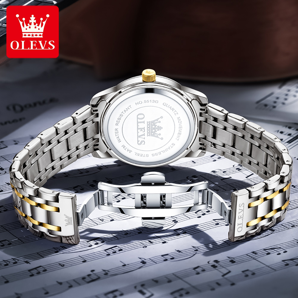 OLEVS ブランドファッションメンズ腕時計ステンレス鋼防水 - Men'S Fashion Luxury Brands のレビューと価格
