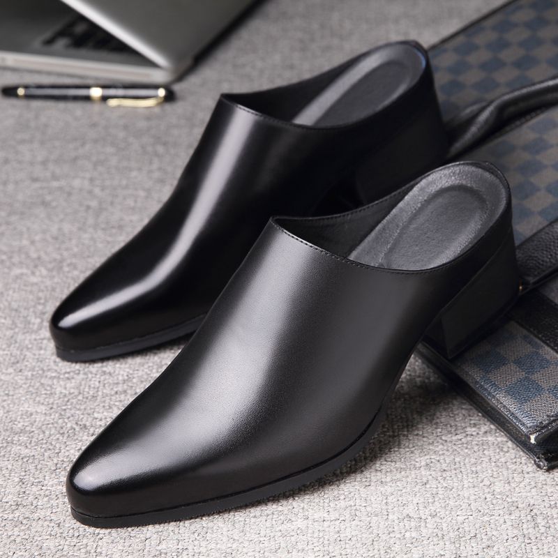 尖ったつま先のメンズサンダル、ビジネスカジュアル、ハイヒール - Mens Fashion Dress のレビューと価格