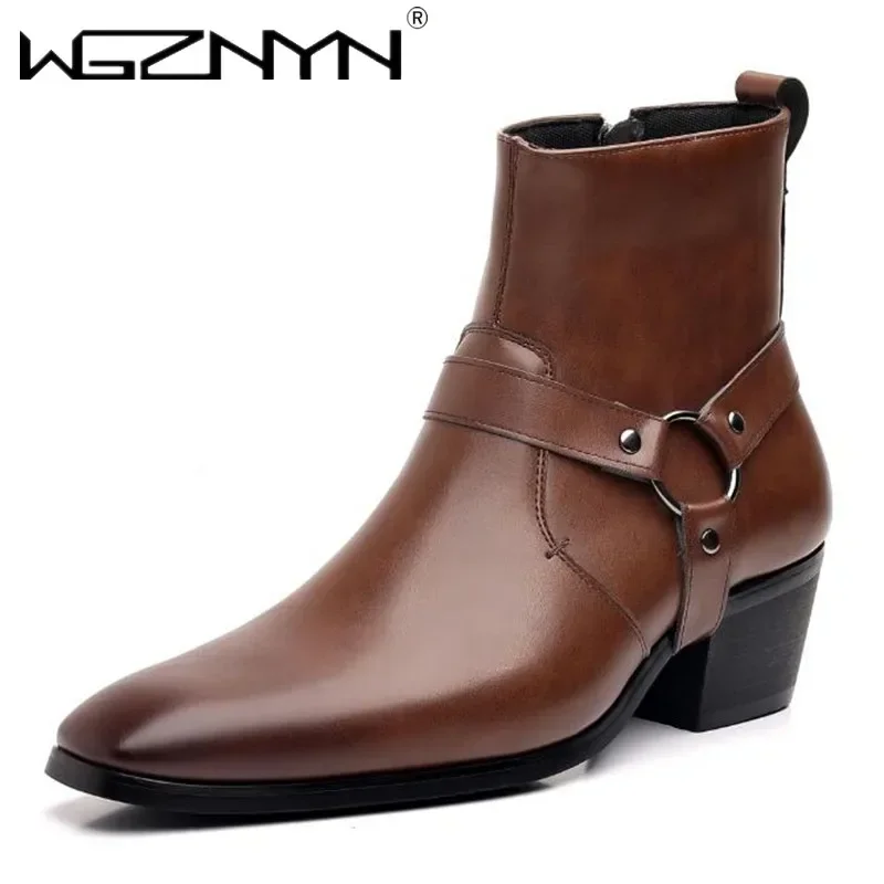 2026 メンズファッションデザイナーチェルシーブーツ高級高 - Mens Fashion Dress のレビューと価格