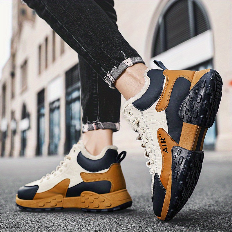 男性プラットフォーム暖かい綿の靴男性厚いスニーカー冬の靴男性 - Men'S Fashion Running Shoes のレビューと価格