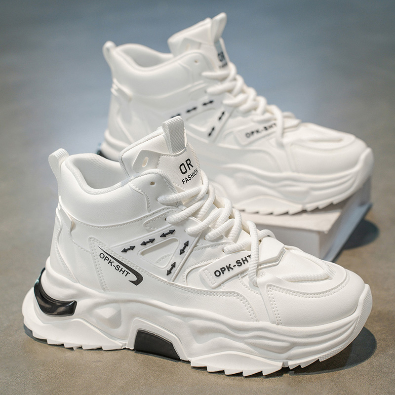 ハイカット通気性滑り止めメンズフットウェア2025秋ホットセ - Men'S Fashion Running Shoes のレビューと価格